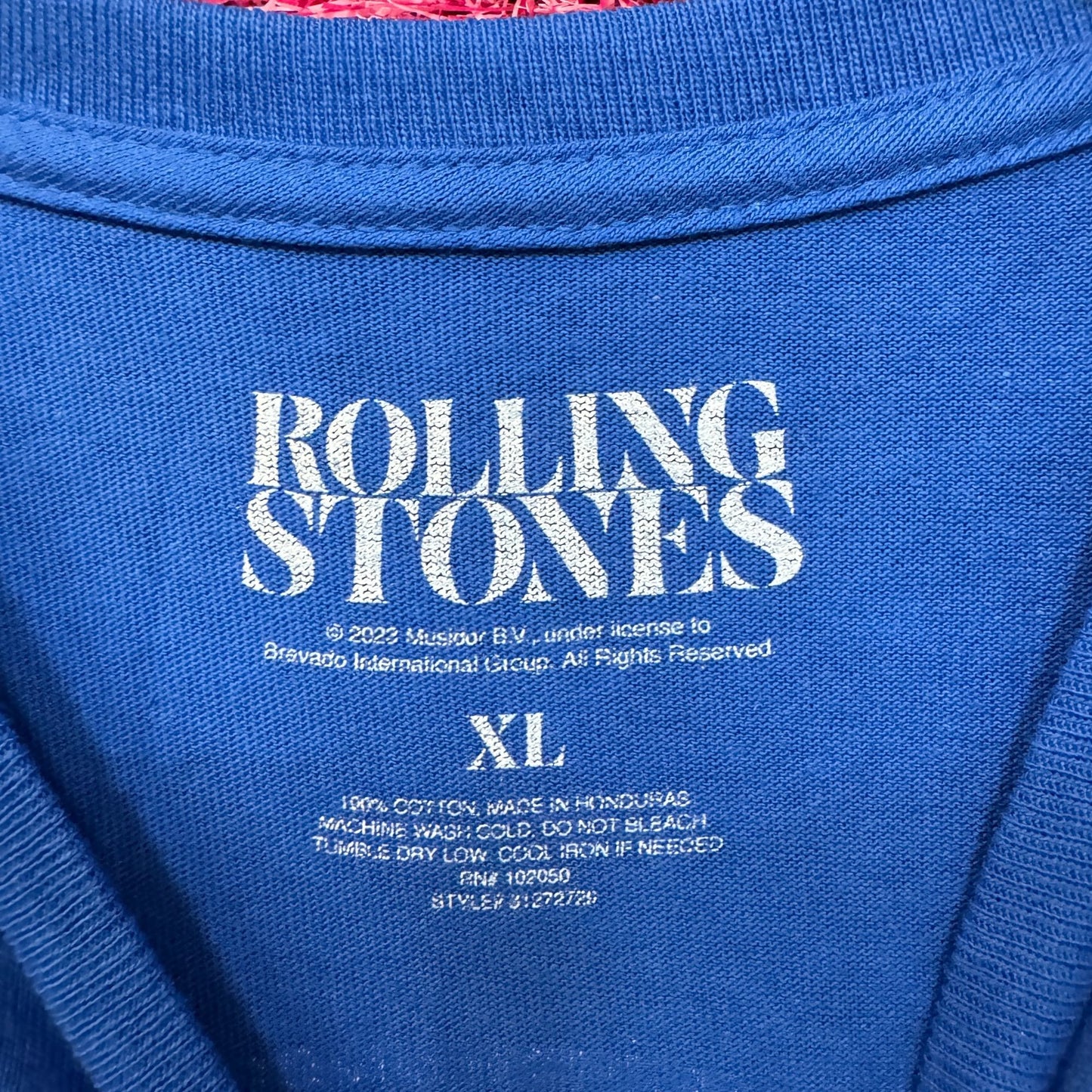 The Rolling Stones Hot Lips 1978 Live in Concert Band Tee XL