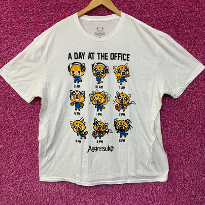 Agretsuko Different Emotions T-shirt size 2xl