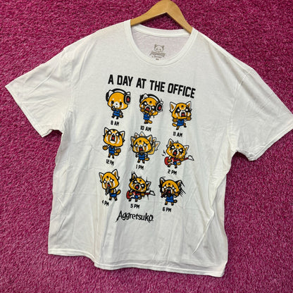 Agretsuko Different Emotions T-shirt size 2xl