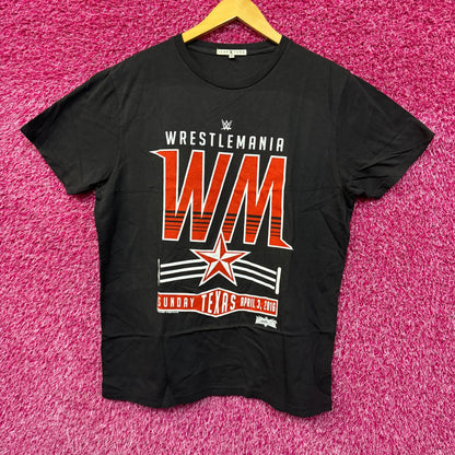 Wrestlemania 2016 Texas Oversized WWE Womens Tee M