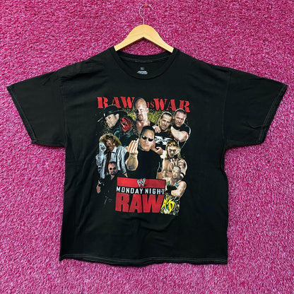 WWE Monday Night Raw Poster Raw is War T-Shirt XL