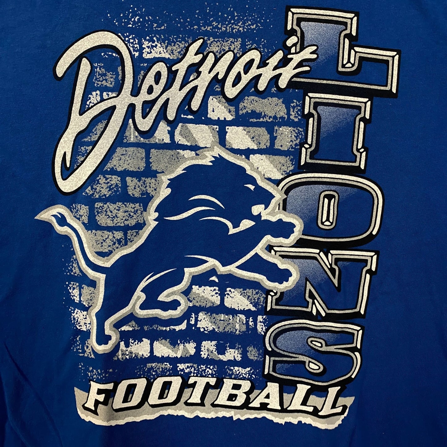 Junk Food Clothing Women's Detroit Lions Graphic T-Shirt XL