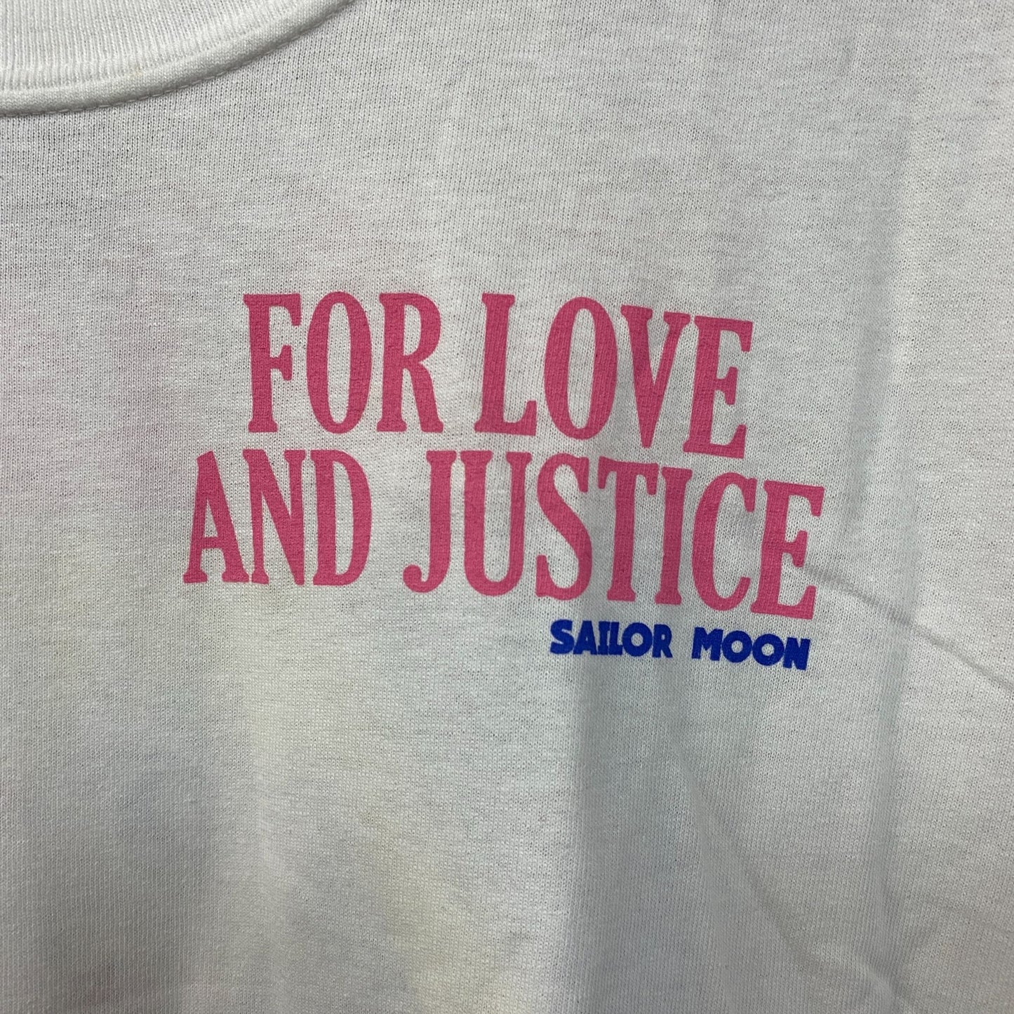 Sailor Moons For Love and Justice Anime Women's Crop Shirt M/L