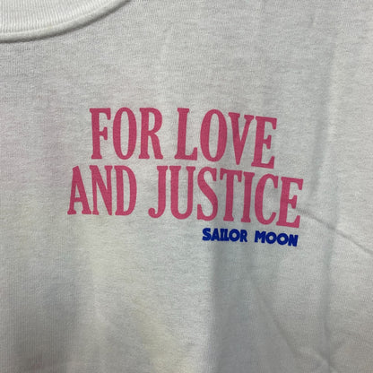 Sailor Moons For Love and Justice Anime Women's Crop Shirt M/L