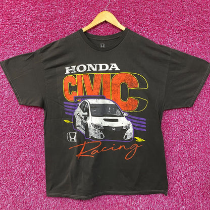 Honda Civis Racing Car Art Poster T-Shirt O/S
