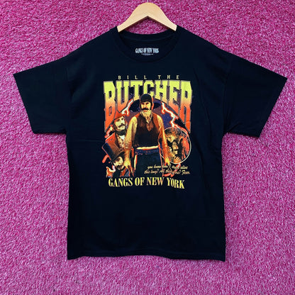 Bill The Butcher Gangs Of New York Portrait Graphic T-Shirt Large
