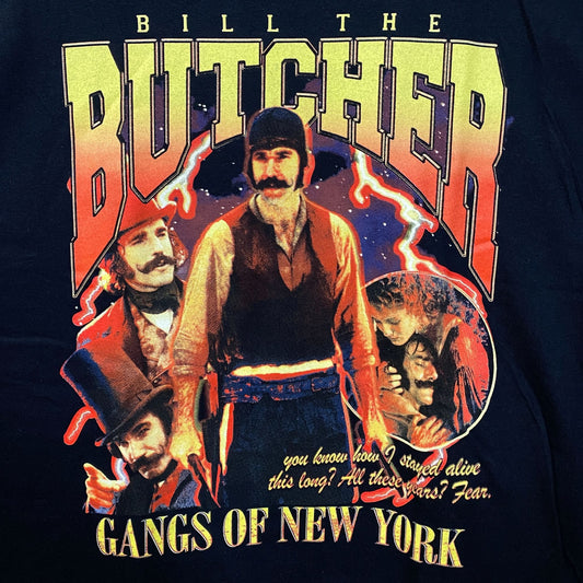 Bill The Butcher Gangs Of New York Portrait Graphic T-Shirt Large
