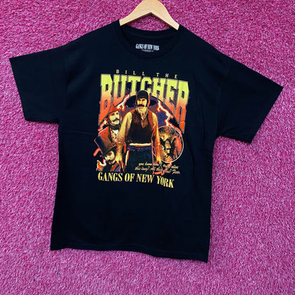 Bill The Butcher Gangs Of New York Portrait Graphic T-Shirt Large