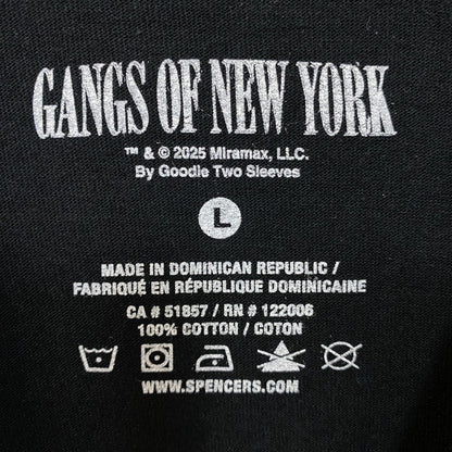 Bill The Butcher Gangs Of New York Portrait Graphic T-Shirt Large