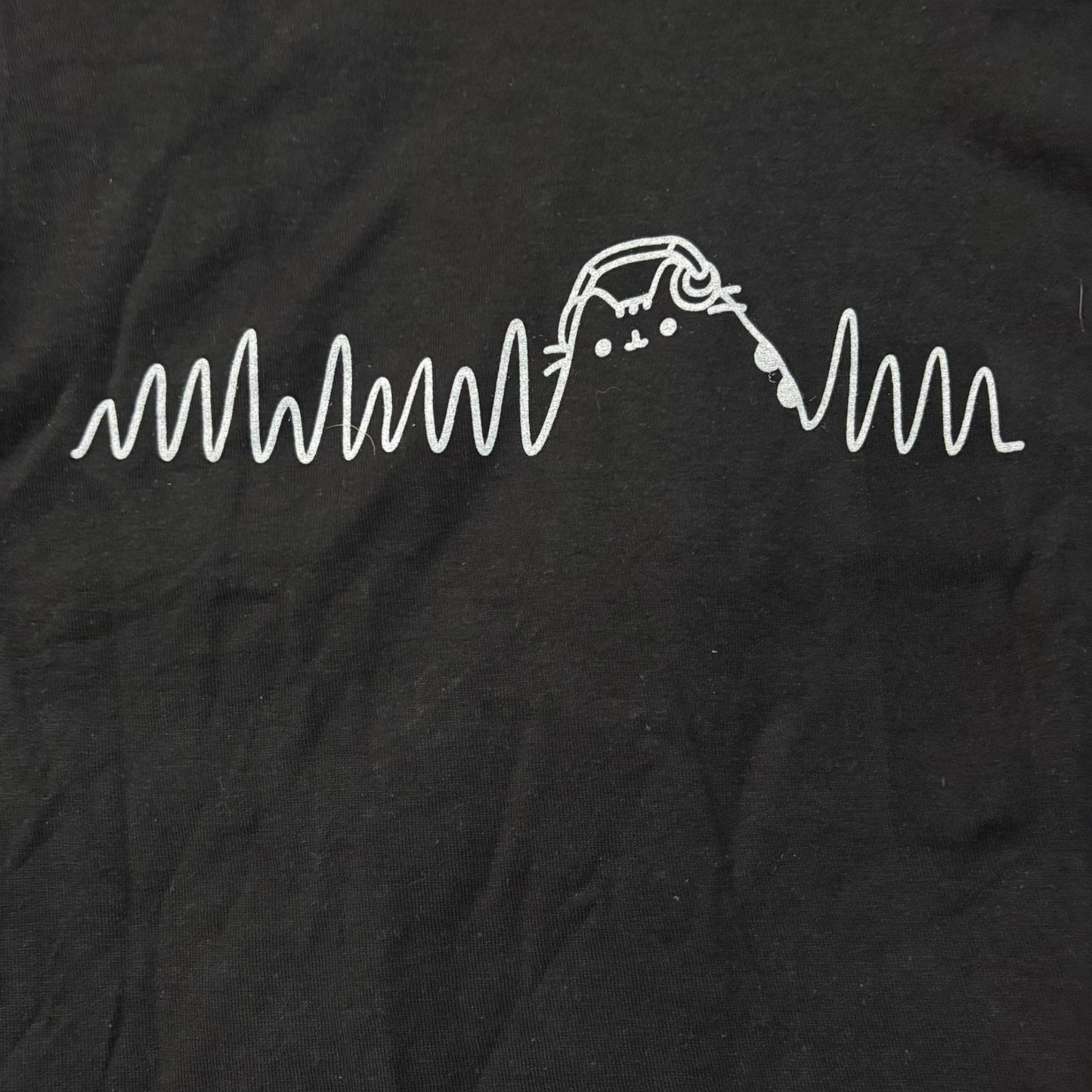 DJ Pusheen Beat da Beat Up Kawaii Pusheen The Cat Crop Top Extra Small