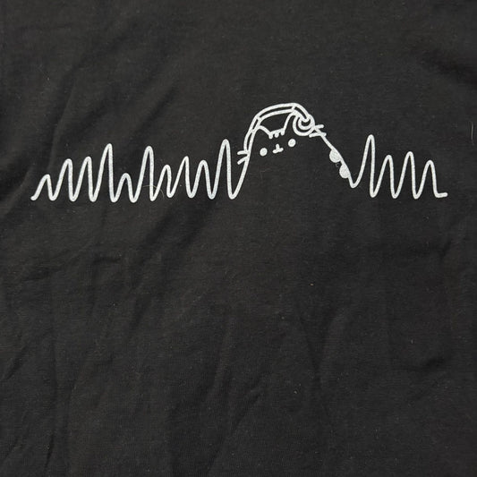 DJ Pusheen Beat da Beat Up Kawaii Pusheen The Cat Crop Top Extra Small