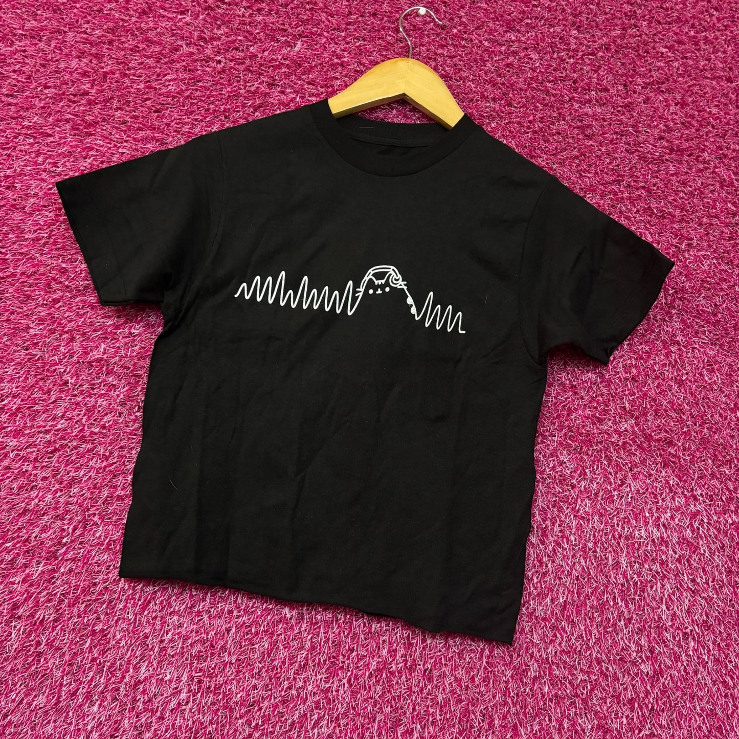 DJ Pusheen Beat da Beat Up Kawaii Pusheen The Cat Crop Top Extra Small