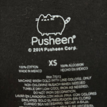 DJ Pusheen Beat da Beat Up Kawaii Pusheen The Cat Crop Top Extra Small