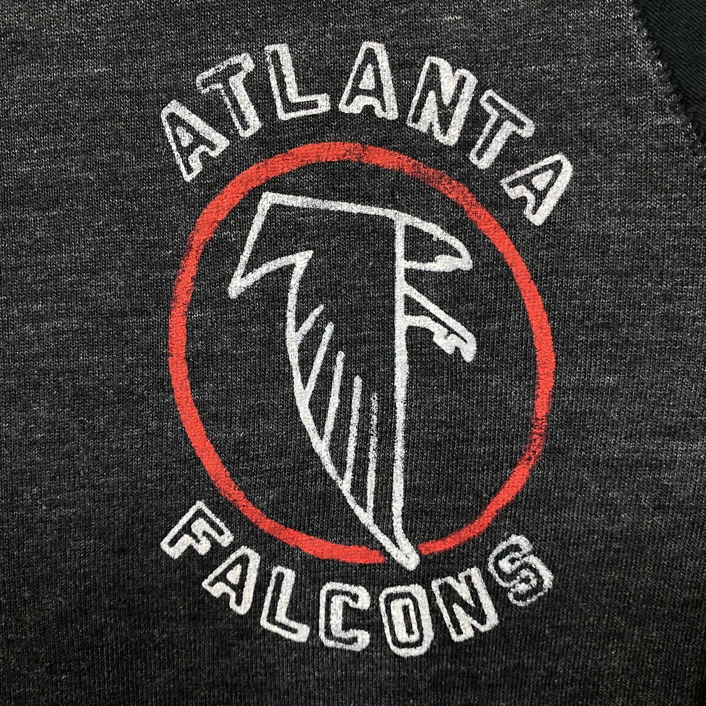 Junk Food Atlanta Falcons NFL Team Apparel Raglan 3/4 Sleeve T-Shirt Small