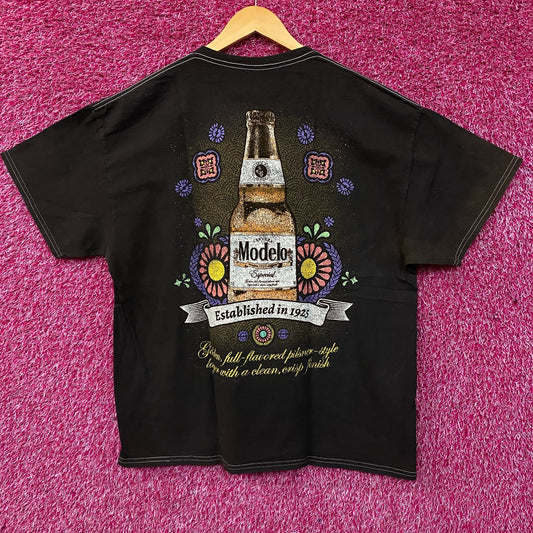 Modelo Especial Beer Bottle Promo T-Shirt XL