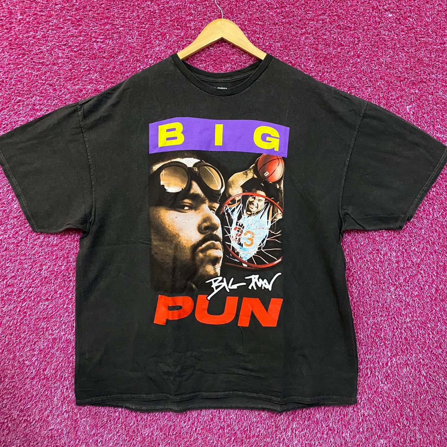 Big Pun Dunk HIP Hop Vtg Wash T-Shirt Size 2Xl