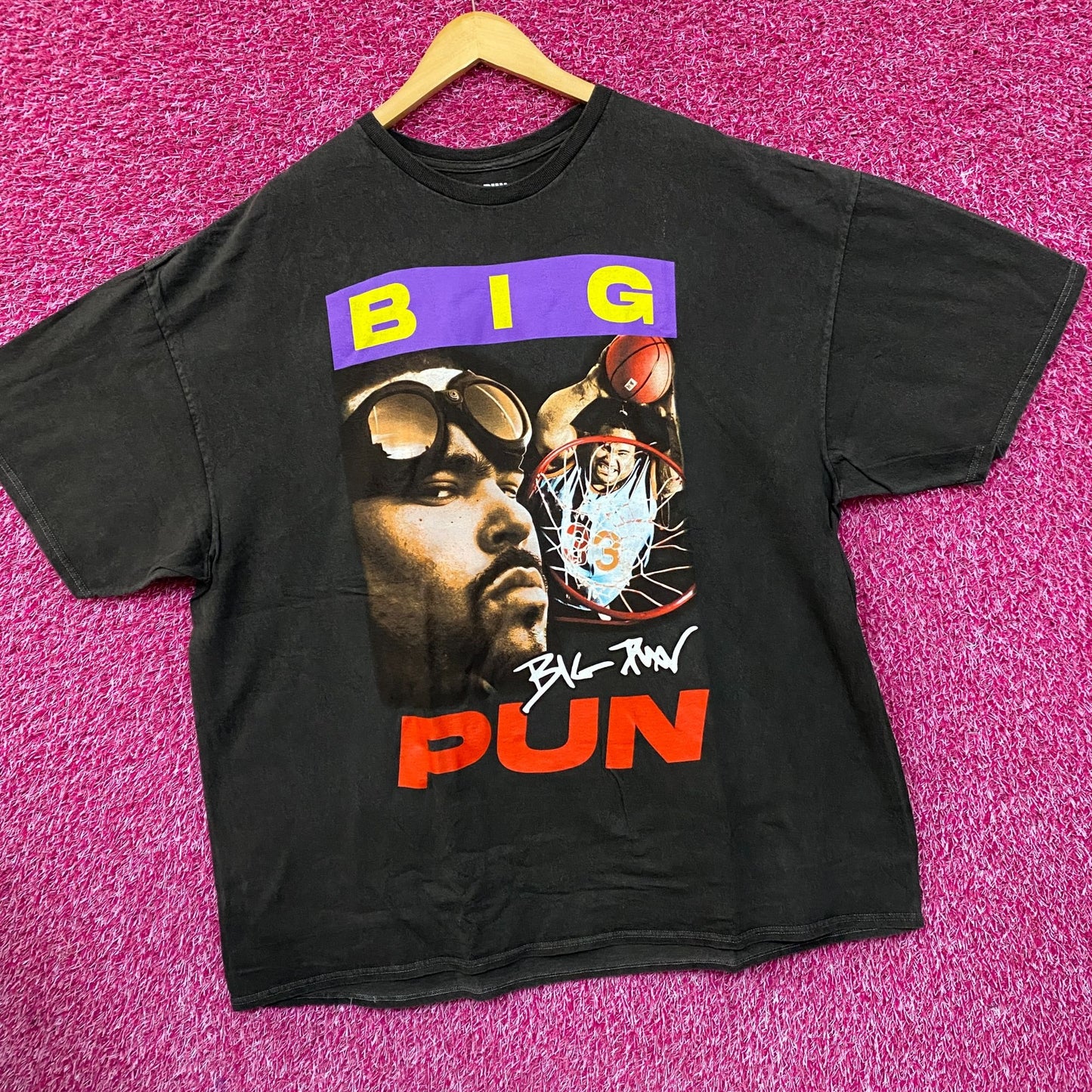 Big Pun Dunk HIP Hop Vtg Wash T-Shirt Size 2Xl