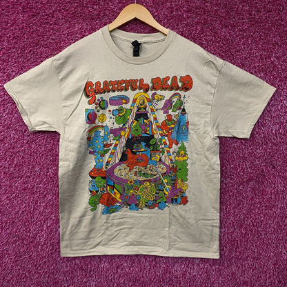 Grateful Dead "Rise and Fall" Tour Rock Band T-Shirt Large