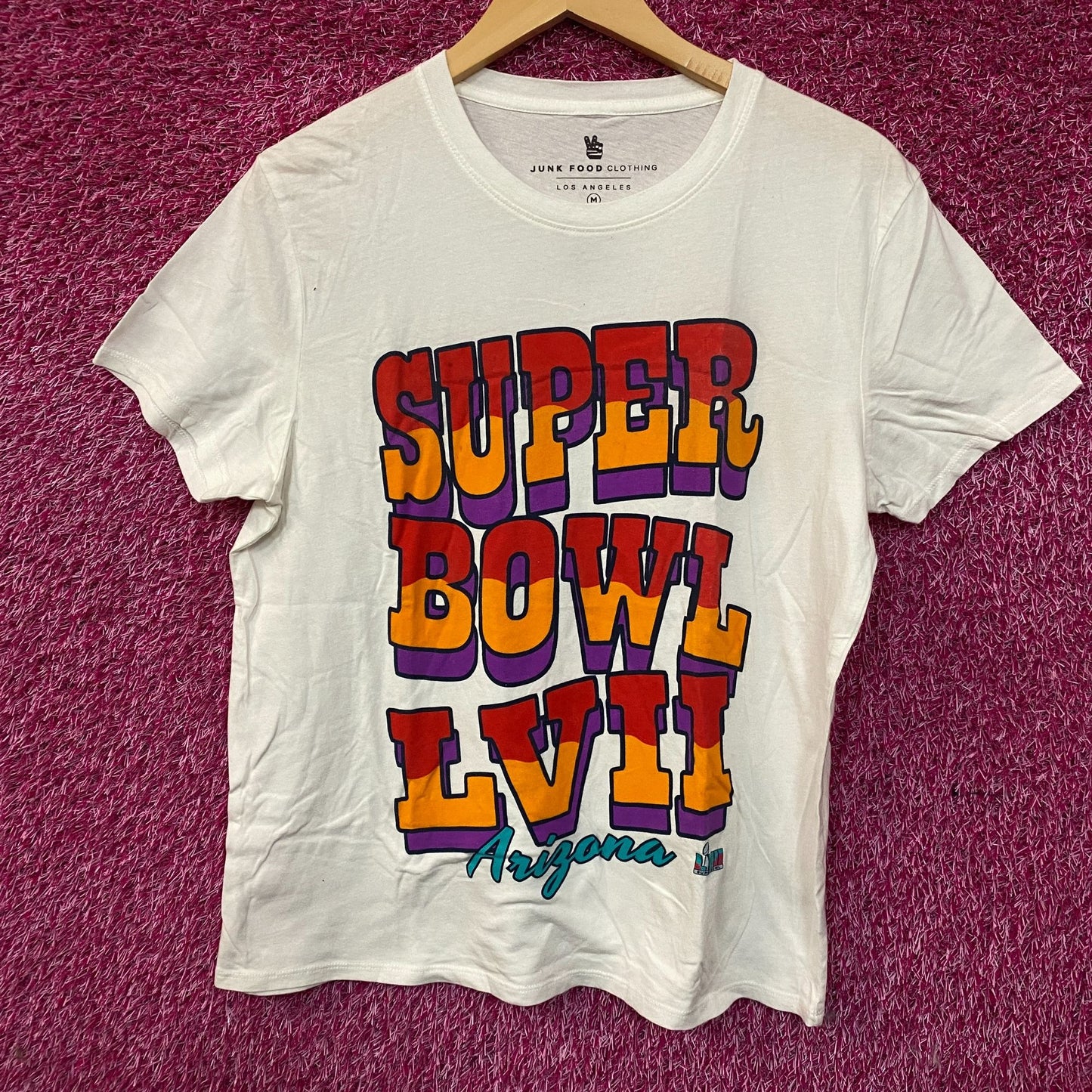 Junk Food Clothing Super Bowl LVII Arizona Graphic Women's T-Shirt Medium