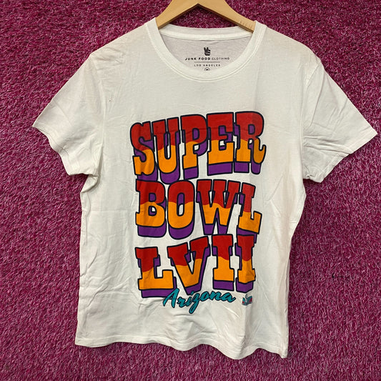 Junk Food Clothing Super Bowl LVII Arizona Graphic Women's T-Shirt Medium