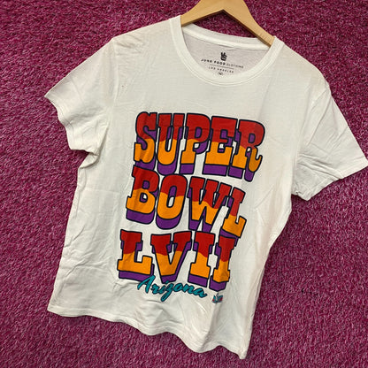 Junk Food Clothing Super Bowl LVII Arizona Graphic Women's T-Shirt Medium