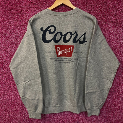 Junk Food Clothing Coors The Legend Flea Market Fleece Sweatshirt Medium