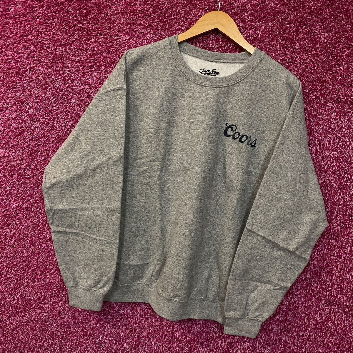 Junk Food Clothing Coors The Legend Flea Market Fleece Sweatshirt Medium