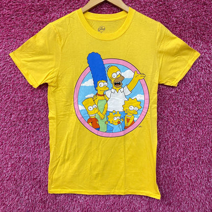 The Simpsons Simpson Family Portrait T-Shirt Small