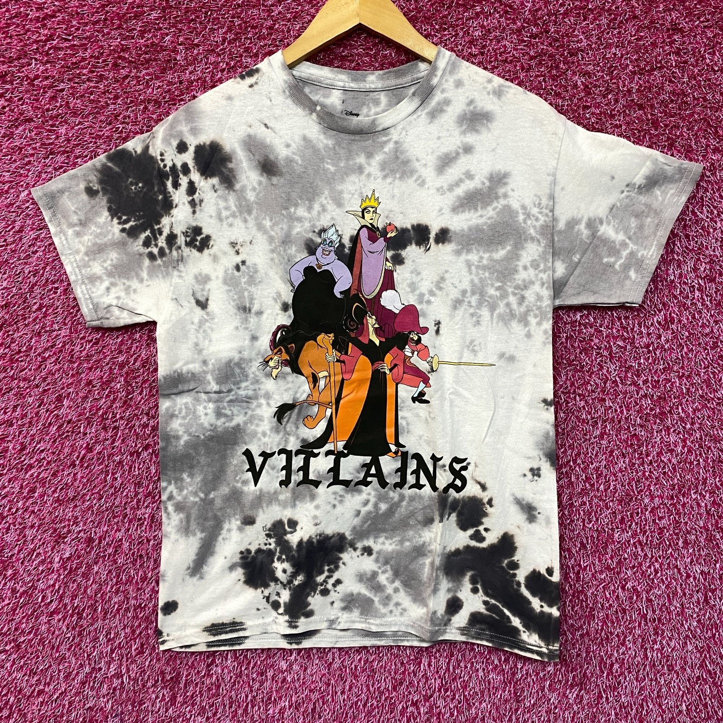Disney Villains It's Fun Being Bad Tie-Dye T-Shirt Small