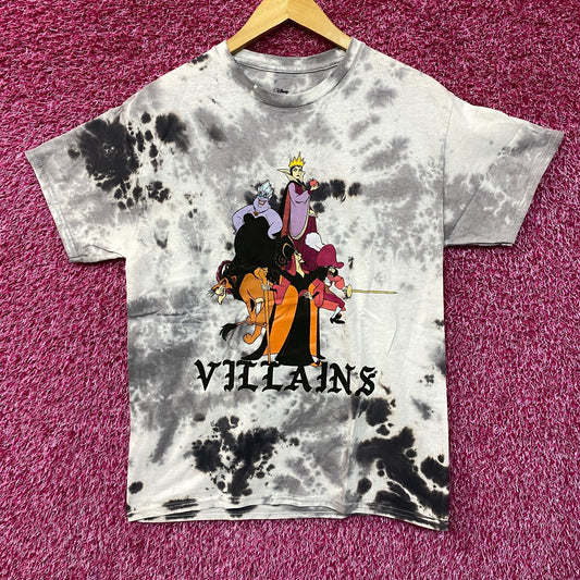 Disney Villains It's Fun Being Bad Tie-Dye T-Shirt Small