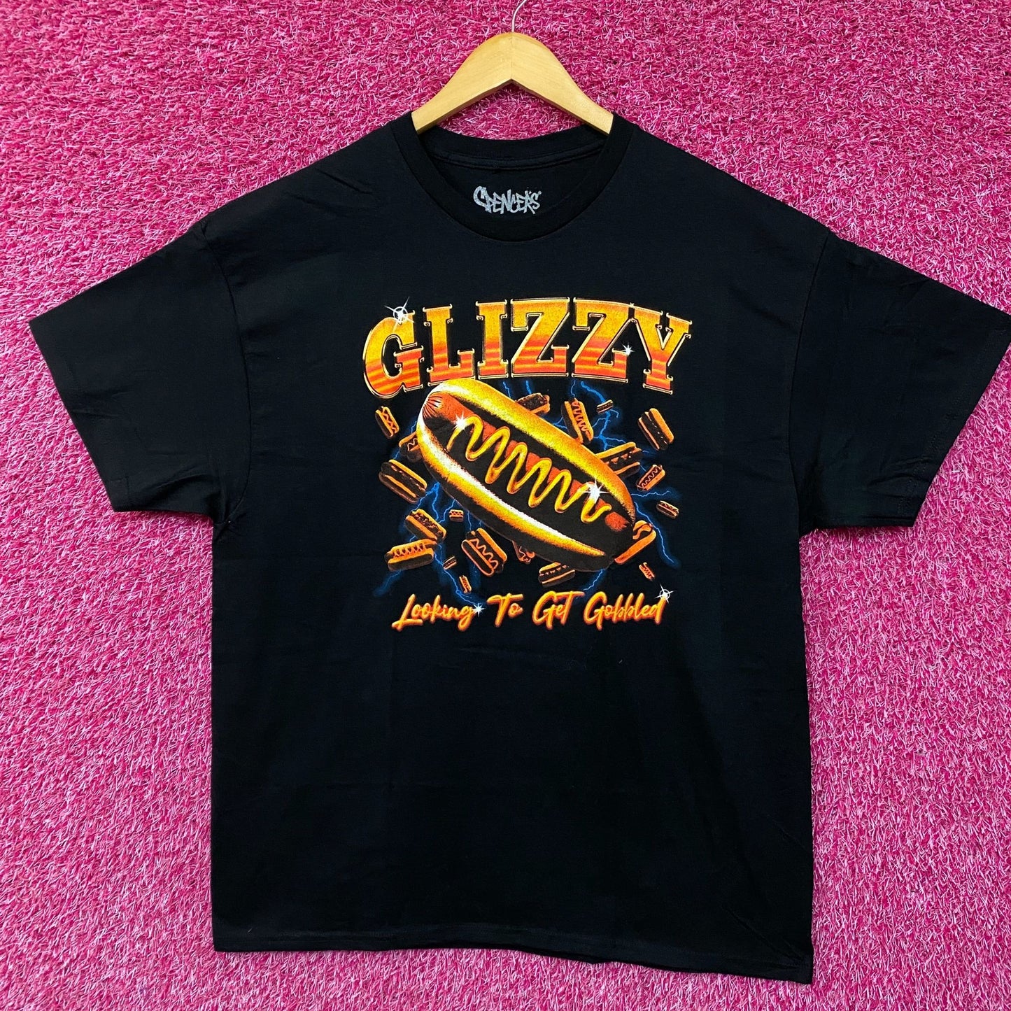 Glizzy Looking To Get Gobbled Graphic T-Shirt XL