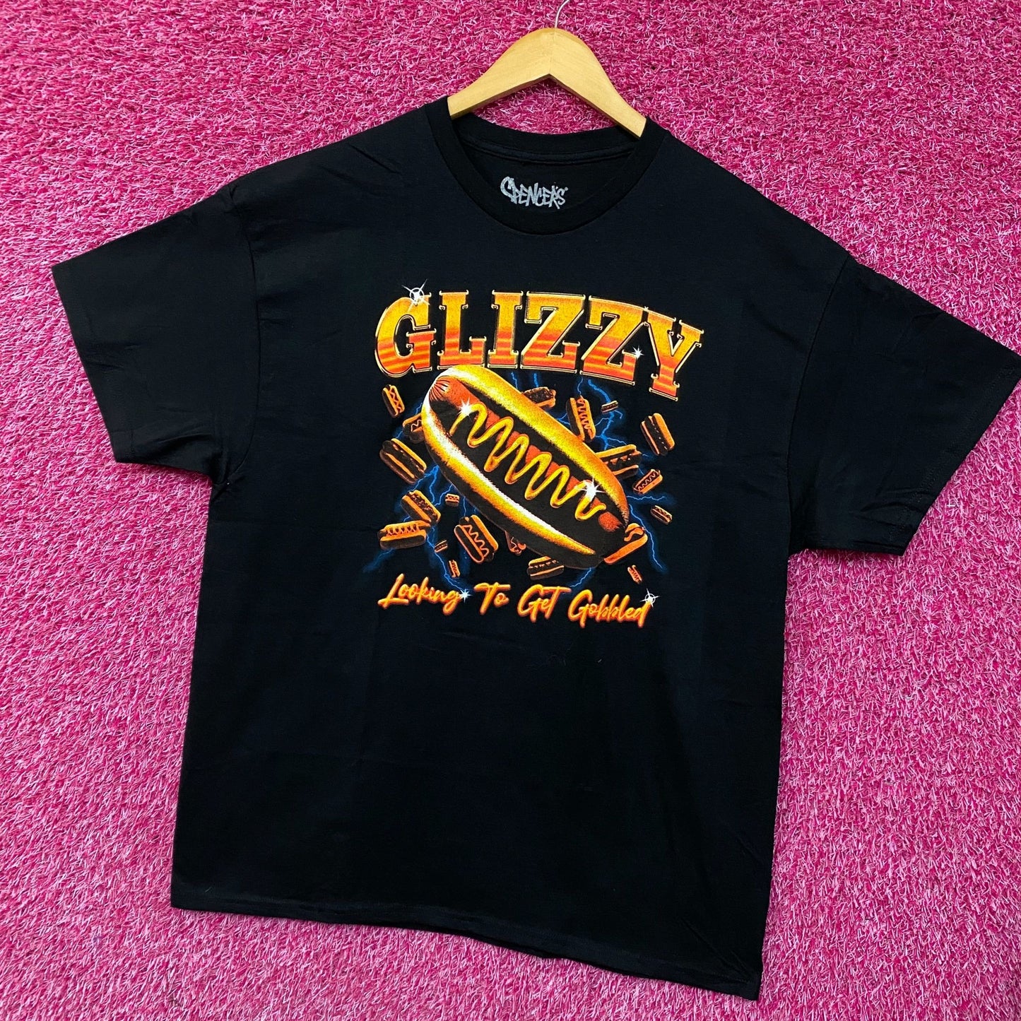 Glizzy Looking To Get Gobbled Graphic T-Shirt XL