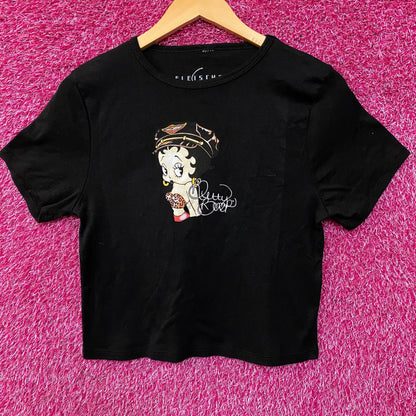 Betty Boop Harley Davidson Y2K Style Croptop XL