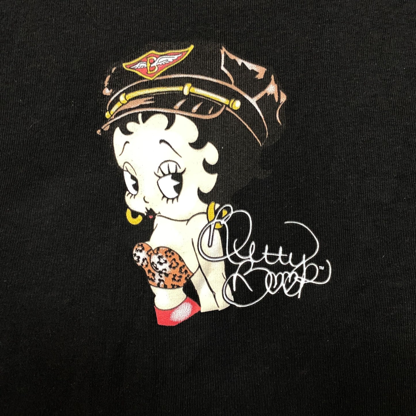 Betty Boop Harley Davidson Y2K Style Croptop XL