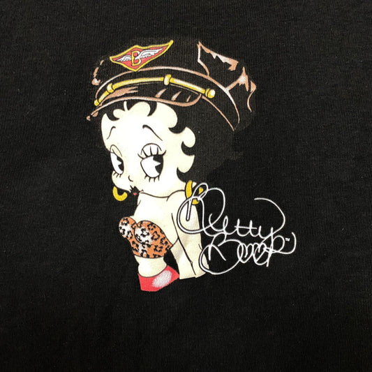 Betty Boop Harley Davidson Y2K Style Croptop XL