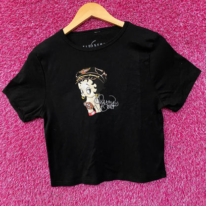Betty Boop Harley Davidson Y2K Style Croptop XL