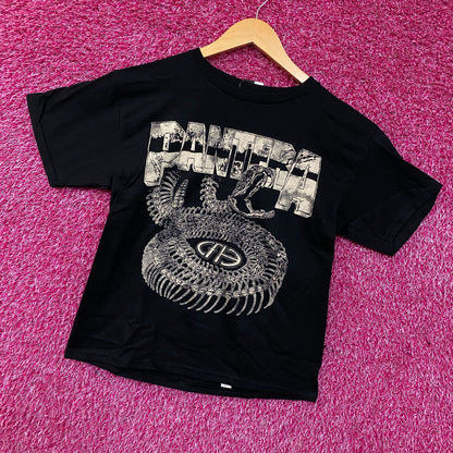 Pantera Cowboys From Hell Snake Skeleton Graphic T-Shirt XS
