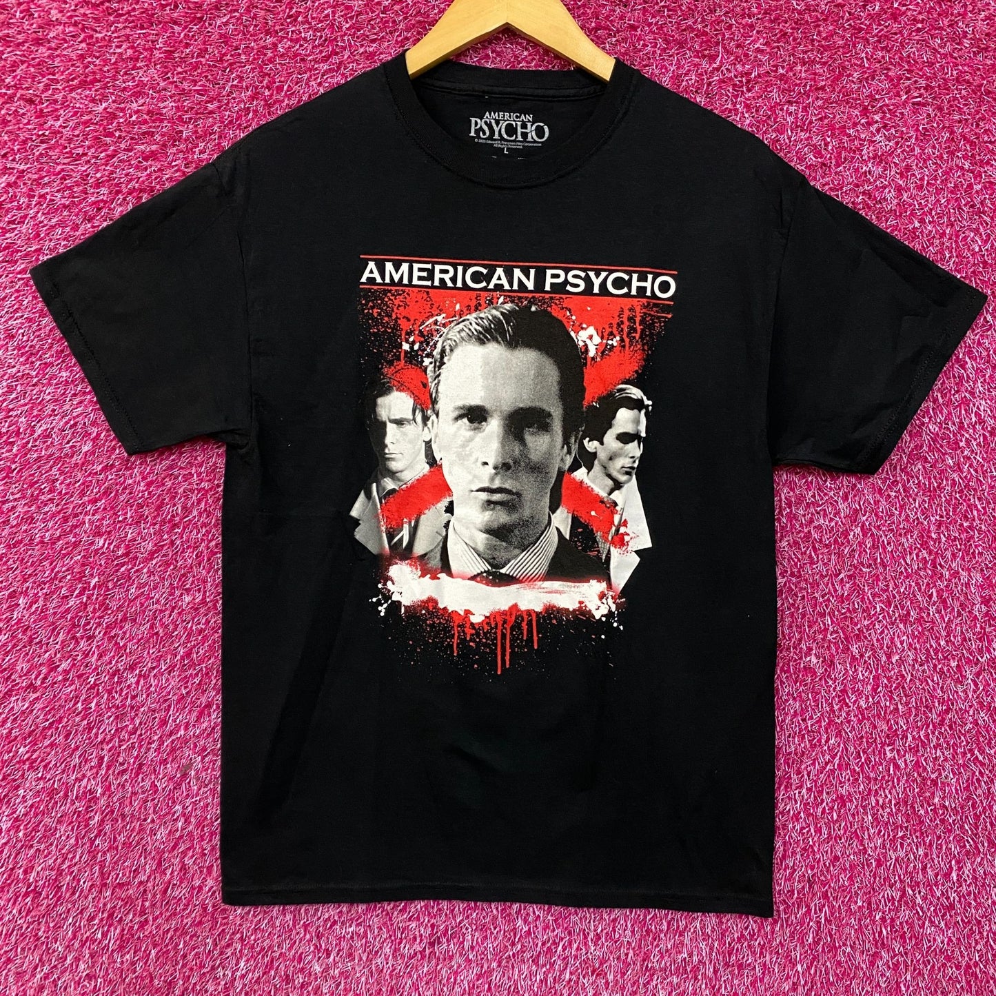 American Psycho Trio Horror Movie T-Shirt Size Large
