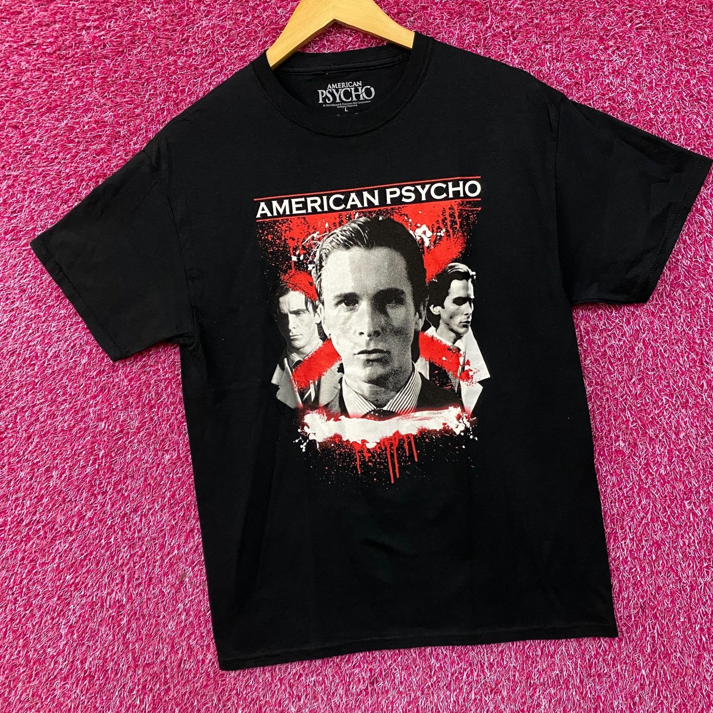 American Psycho Trio Horror Movie T-Shirt Size Large