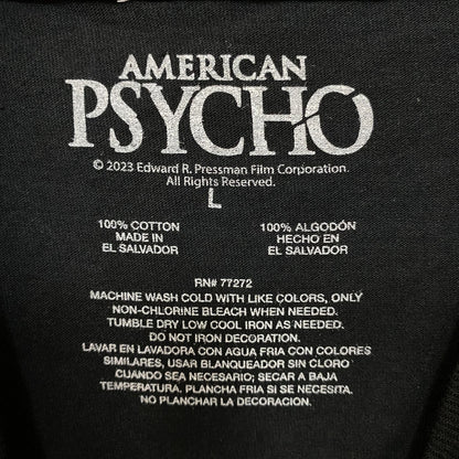 American Psycho Trio Horror Movie T-Shirt Size Large