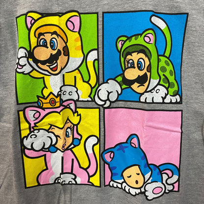 Super Mario 3D World Bowser's Fury Character Cat Costume T-Shirt size Small