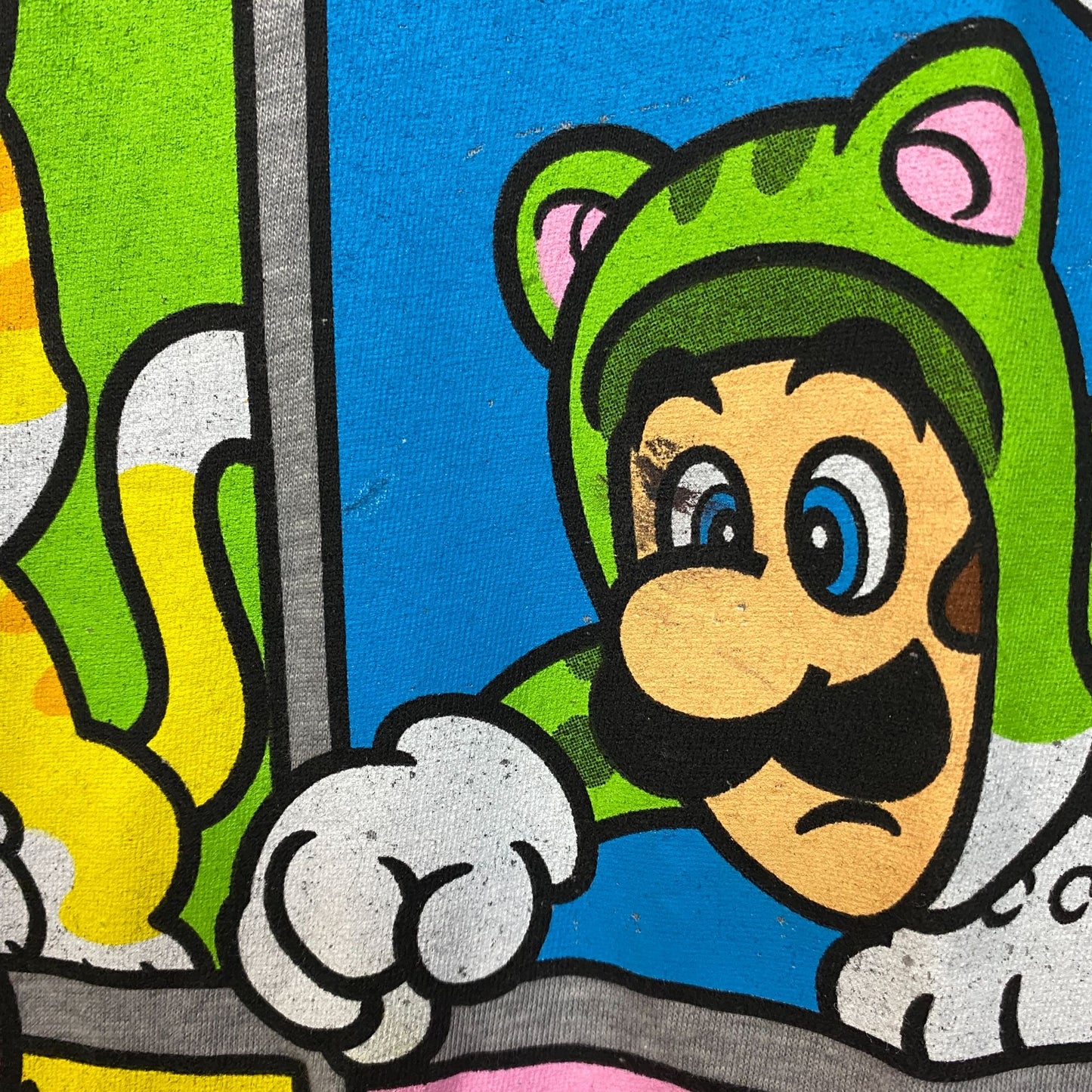 Super Mario 3D World Bowser's Fury Character Cat Costume T-Shirt size Small