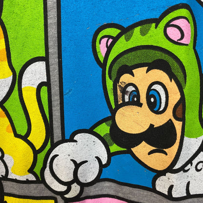 Super Mario 3D World Bowser's Fury Character Cat Costume T-Shirt size Small