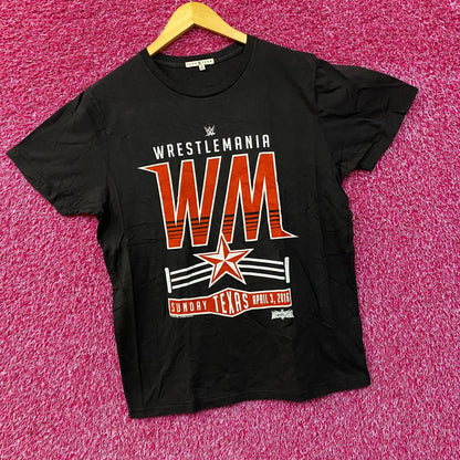 WWE WrestleMania 32 Texas T-Shirt Medium