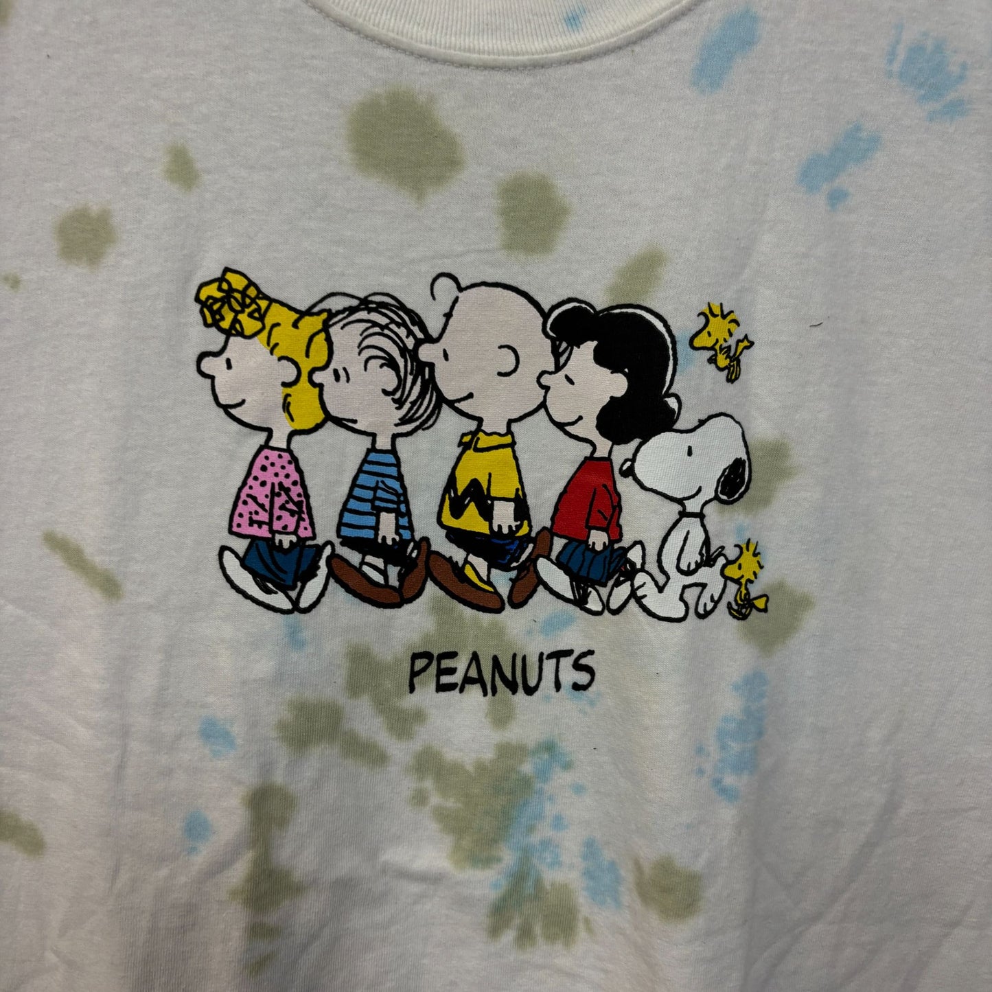 Peanuts Snoopy and the Gang Tie Dye Tshirt size XL