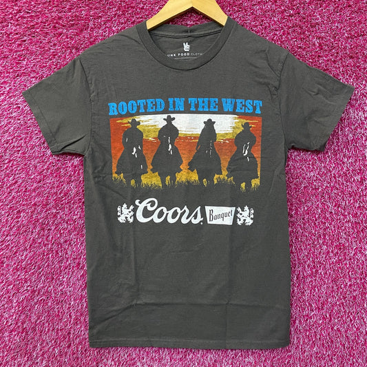 Coors Banquet Rooted in the West Vintage Style T-Shirt Small
