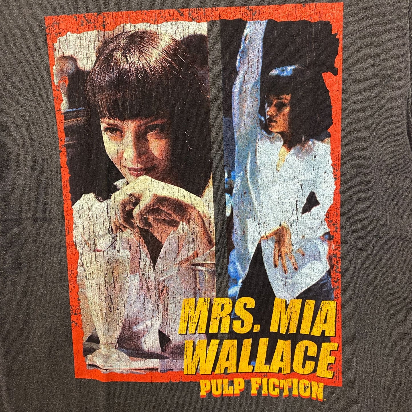 Mrs. Mia Wallace Pulp Fiction T-Shirt Small