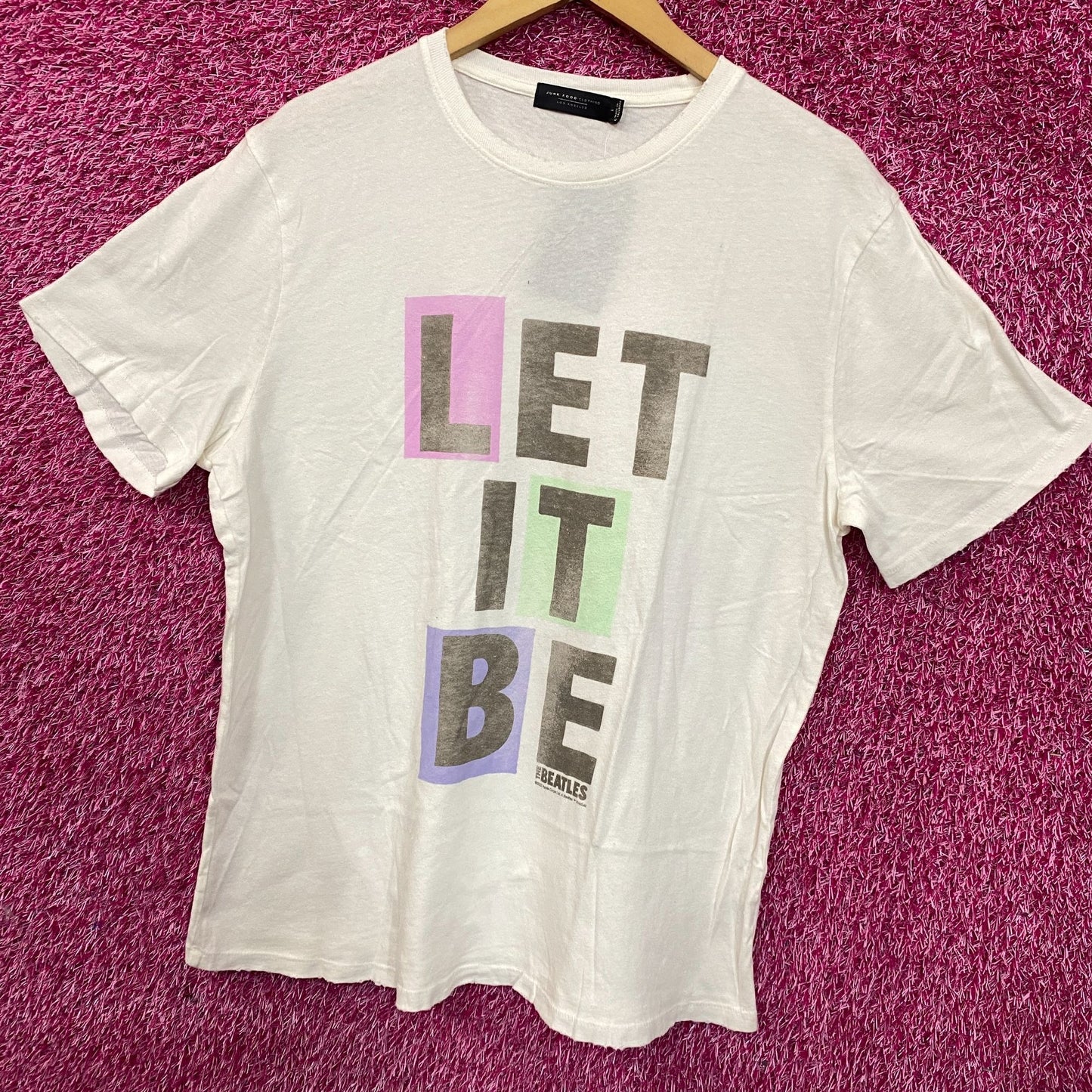 The Beatles Let It Be Rock Band T-Shirt Large