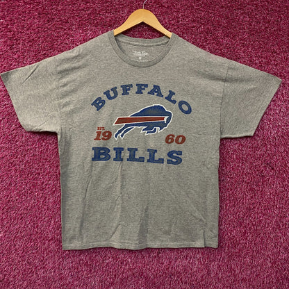 Junk Food Buffalo Bills Vintage Style Graphic T-Shirt Large