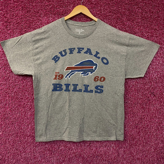 Junk Food Buffalo Bills Vintage Style Graphic T-Shirt Large